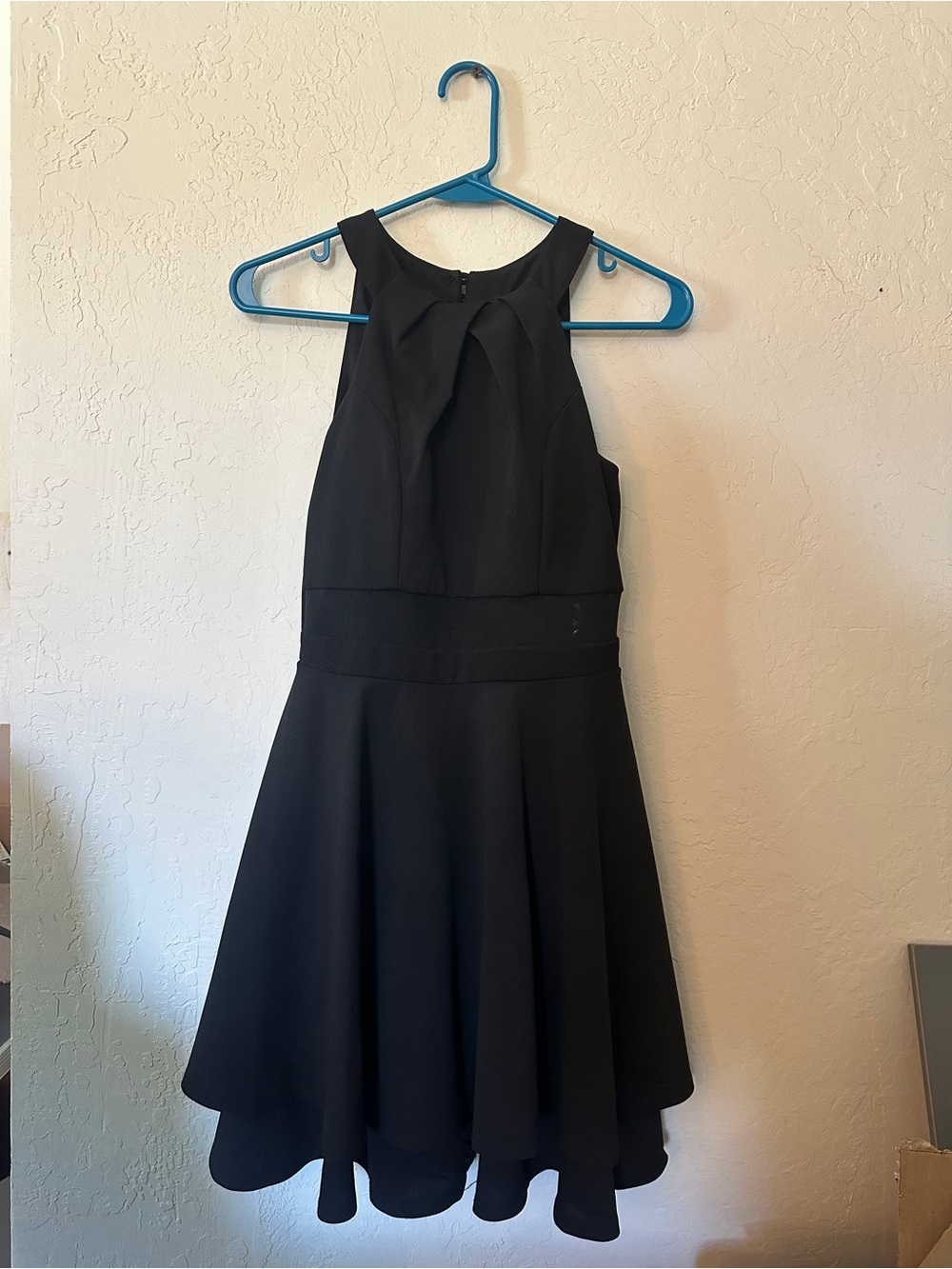 Honey and Rosie Black Sleeveless Halter Neck Dress